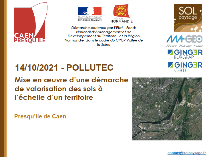 PDG Valo sols territoire BURGEAP