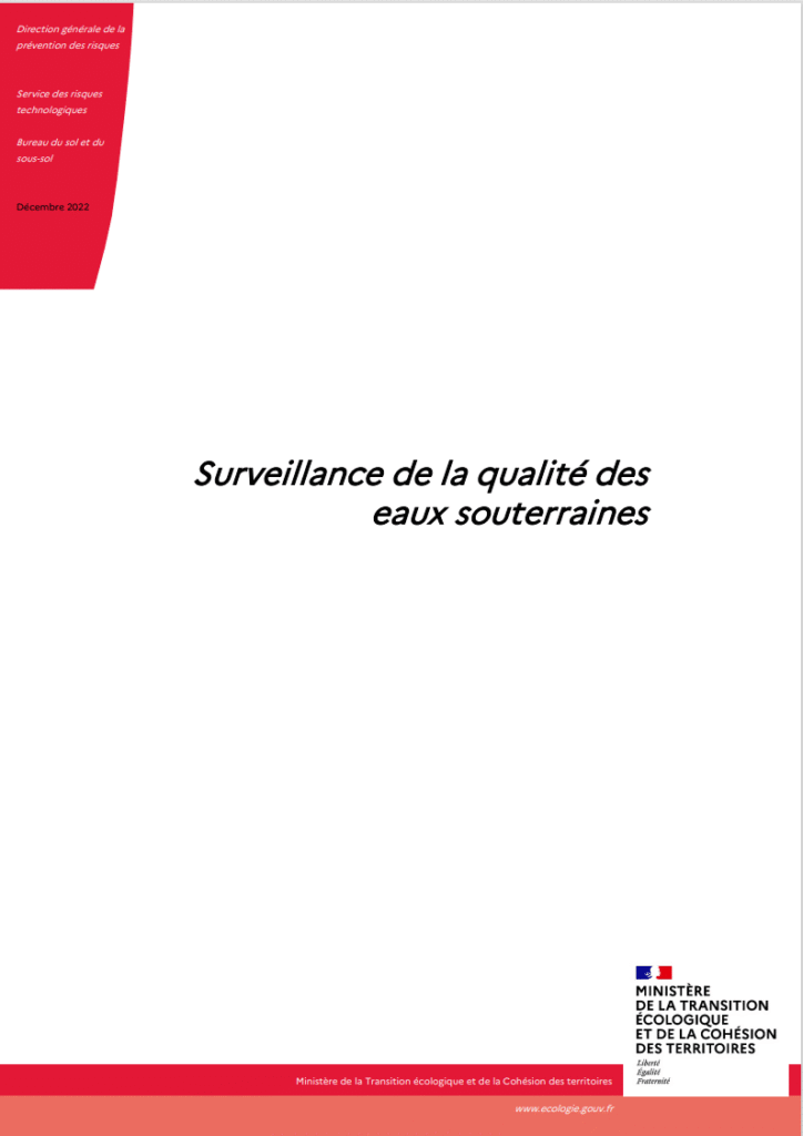 PDG ECHANTILLONAGE EAUX SOUTERRAINES